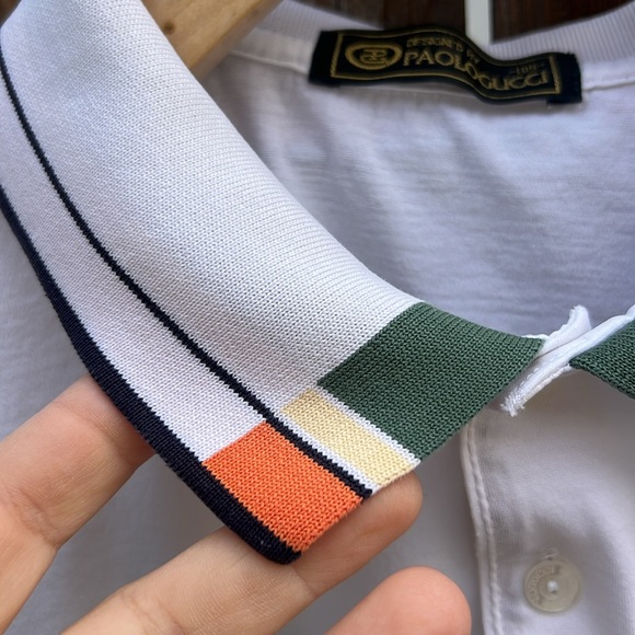 Vintage PaoloGucci Polo Shirt Size 105 Short Sleeve. - Picture 8 of 16